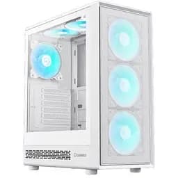 Корпус GameMax Storm 2 AW, белый, без БП, Midi Tower, ATX/Micro ATX/Mini-ITX, 1xType-C/1xUSB 3.0/1xUSB 2.0, макс. CPU -