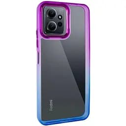 Чохол Epik TPU+PC Fresh sip series для Xiaomi Redmi 12 Синій / Фіолетовий