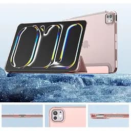 Чохол-книжка BeCover Tri Fold Hard для Apple iPad Pro 11" M4 2024 Pink (711728) - мініатюра 2