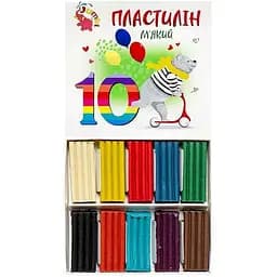 Набор для творчества Пластилин Jumbi КТ 230603, 10 цветов