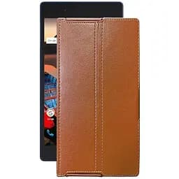 Чохол StatusCASE з екошкіри для планшету Lenovo Tab 3 7 TB3-710i Коричневий