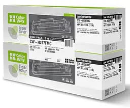 Картридж HP 17A (CF217A), Black, LJ Pro M102/M130, 2 x 1600 стор, ColorWay, Dual Pack (CW-H217FMC)