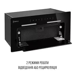Витяжка повновбудована PERFELLI NUOVA 6QWRB NERO SILENZIO - мініатюра 9