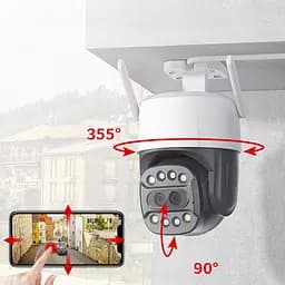 IP PTZ-відеокамера з WiFi 2Mp+8Mp Light Vision VLC-9284WI10Z/2C (Camhi Pro) f=3.6mm+8mm, ІЧ+LED-підсвічування, з мікрофоном (75-00296) - мініатюра 12