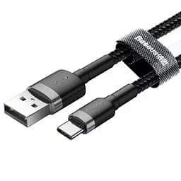 Кабель Baseus Cafule Cable USB для Type-C 1 m Gray (CATKLF-BG1)