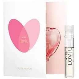 Открытка с пробным образцом Парфюмерной воды Avon LOV U 0.6 мл