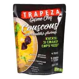 Суміш Trapeza Кускус зі смаком сиру Чеддер В 250 г (902936) - мініатюра 2