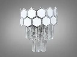 Стильний кришталевий настінний світильник