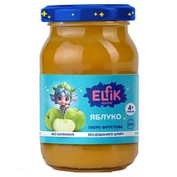 Пюре фруктовое Elfik Magic Яблоко стеклобанка 1020 г (6 шт. х 170 г)