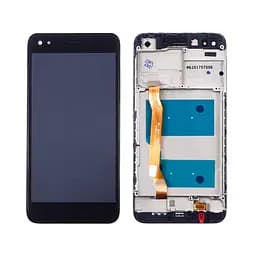 Дисплей для Huawei Y6 Pro 2017/P9 Lite mini/ Nova Lite 2017 с черным тачскрином и корпусной рамкой