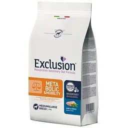 Корм Exclusion Metabolic & Mobility Medium & Large Breed зі свининою для середніх та великих порід собак для зменшення ваги та відновлення суглобів 12 кг