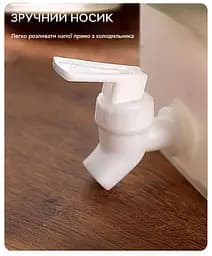 Функціональний диспенсер Semi Dispenser 2л з дозатором, White для води лимонаду та соку - мініатюра 10
