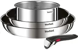 Набор посуды Ingenio Cook Eat, 4 предмета, нержавеющая сталь, бакелит, стальной Tefal kuh0016920