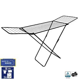 Сушарка для білизни підлогова Casa Si Kolibri Black (CS42191C06E)  - мініатюра 3