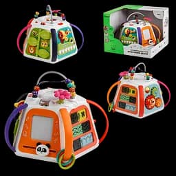 Куб логіка TK Group, з музичними та світловими ефектами, пальчиковий лабіринт, магнітна дошка