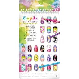 Набор для творчества Crayola Creations Нейл-Арт с наклейками 30 страниц