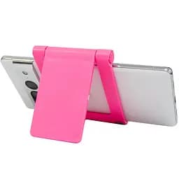 Підставка для телефону KB-S052 рожева, настільний тримач для смартфона