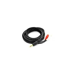 Кабель мультимедійний 3.5mm M to 2xRCA M 1.5m black Voltronic (YT-3.5(M)/2хRCA(M)-1.5Cu)