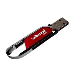 Флеш-накопичувач Wibrand USB 2.0 Aligator 64Gb Dark Червоний - мініатюра 3