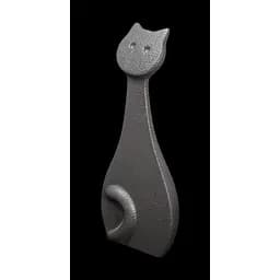 Статуетка Linea Sette Ceramiche N700/B Кіт 34 см, темно-сіра - мініатюра 2