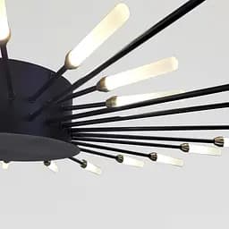 Стельова Led люстра Art BO-5251/28BK - мініатюра 3