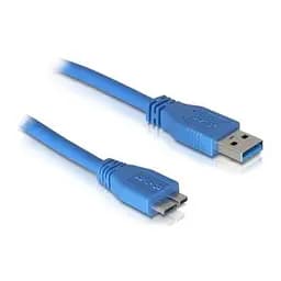 Кабель Ritar Micro Usb 3.0 для жорстких дисків зовнішніх здвоєний широкий 1 метр - мініатюра 4