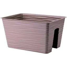 Горщик Form-Plastic Sahara кашпо на перила-40 13.2 л бежевий (4460-051)