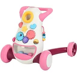 Каталка-ходунки El Camino K1-pink Baby Walker від 6 місяців рожева
