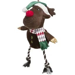 Іграшка для собак Trixie Різдвяний олень плюш зі звуком 49 см (92578_Christmas) - мініатюра 2