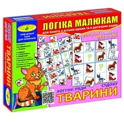 Настільна гра "Тварини Судоку" Енергія Плюс 82715 логічні ряди