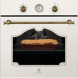 Electrolux Духовий шафа Electrolux електричний Rococo, 72л, A, конвекція, телескопічні напрямні, шампань