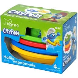 Набор корабликов Tigres Смурфы 4 шт. (40074)