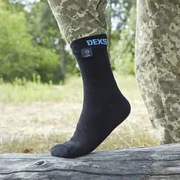 Шкарпетки водонепроникні Dexshell Ultra Thin Socks, р-р М, чорні - мініатюра 7