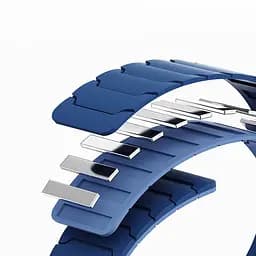 Ремінець Dual-color Magnetic для Smart Watch 22mm Navy Blue - мініатюра 2