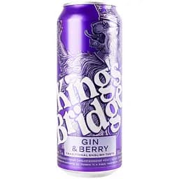 Напиток слабоалкогольный King's Bridge Gin & Berry сильногазированный 7% 0.5 л