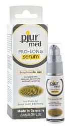 Пролонгирующий гель pjur Med Prolong Serum 20мл, создает невидимую пленку снижающую чувствительность