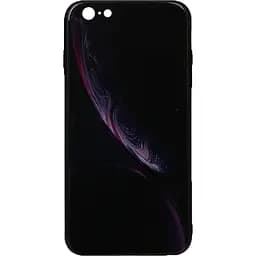 Чохол-накладка Toto Print Glass Space Case Apple iPhone 6 Plus/6S Plus Black
