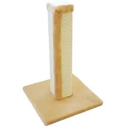 Дряпка Lucky Pet Сизалевий стовпчик Квадрат, велика, бежева