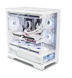 Корпус ALmordor QX25M LCD без БП White (ALQX25MWH_LCD)