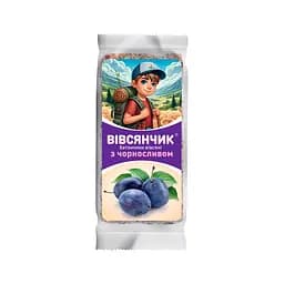 Батончик Вівсянчик вівсяний з чорносливом 60 г