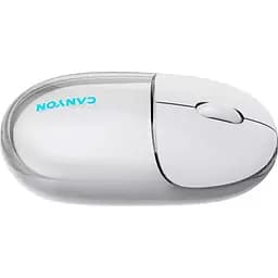 Миша Canyon OnClick 24 BT/ Wireless Transparent/White (CNS-CMSW24W) - мініатюра 9