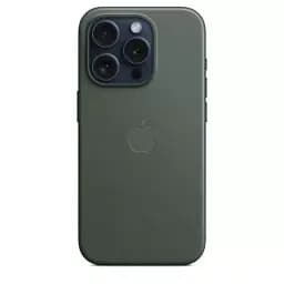 Чохол CasePro FineWoven Case with MagSafe Evergreen для iPhone 15 Pro Max - мініатюра 3