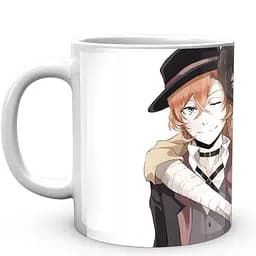 Кухоль GeekLand Bungou Stray Dogs Проза Бродячих Псів Чуя Дазай BSD 27 330 мл білий