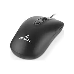 Мишка REAL-EL RM-222 USB Black/Gray (EL123200040) - мініатюра 6