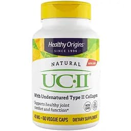 Колаген II типу Healthy Origins UC-II неденатурований 40 мг 60 капсул