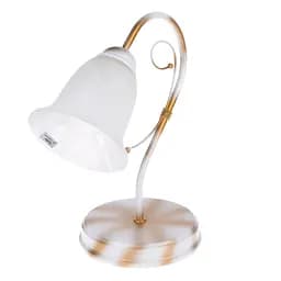 Настольная лампа Brille флористика декоративная BKL-470T/1 E27 WH