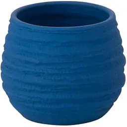 Кашпо J-Line синього кольору 14х17 см (43001)