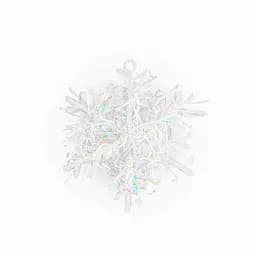 Снежинка одинарная 6 см