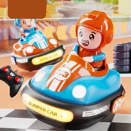 Ігровий набір машинок на радіокеруванні T36 Bumper Car (2pcs) Red / Blue - мініатюра 2
