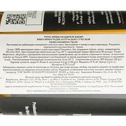 Вино Terra Initia Rkatsiteli Qvevri біле сухе 0.75 л - мініатюра 6